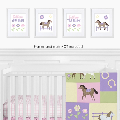 Pony Collection Wall Art Prints - Set of 4 - alt image 1
