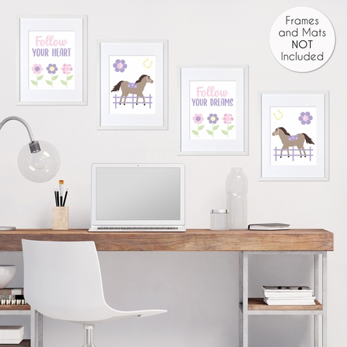 Pony Collection Wall Art Prints - Set of 4 - alt image 3