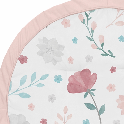 Pop Floral Pink and Blue Collection Playmat - alt image 2