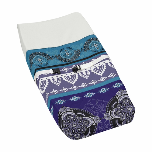 Purple Boho Collection Changing Pad Cover