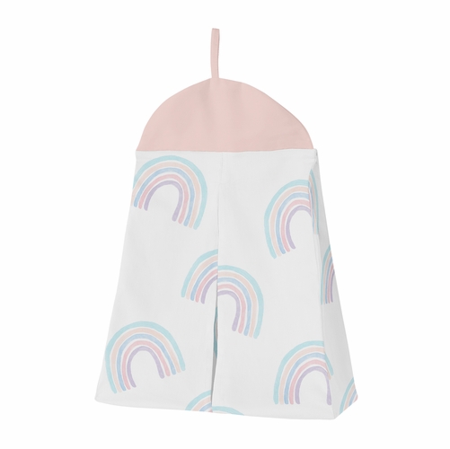 Rainbow Collection 4 Piece Bumperless Crib Bedding - alt image 4