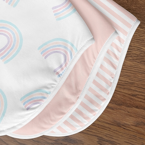 Rainbow Collection Absorbent Burp Cloths - 3 Pack Set - alt image 4