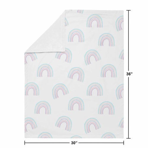 Rainbow Collection Baby Blanket - alt image 3