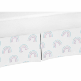 Rainbow Collection Crib Bed Skirt