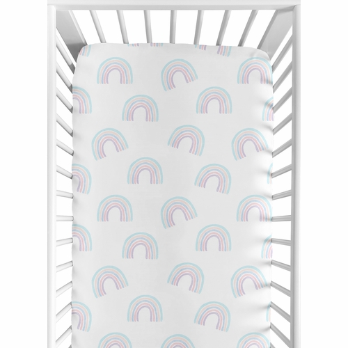 Rainbow Collection Crib Sheet