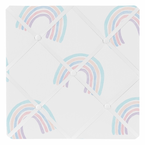 Rainbow Collection Fabric Memo Board