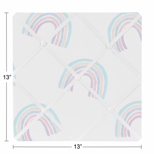 Rainbow Collection Fabric Memo Board - alt image 2