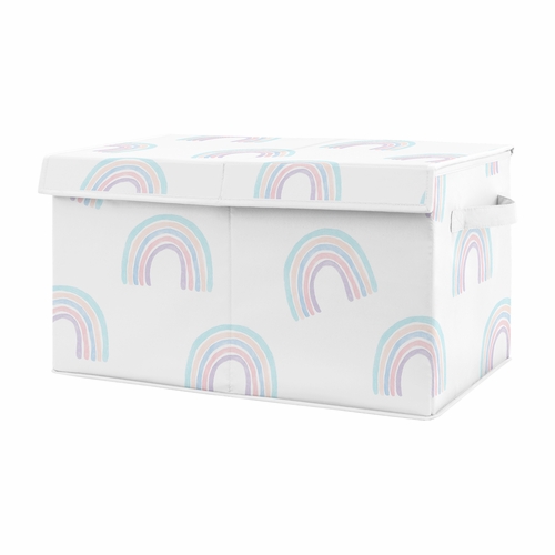 Rainbow Collection Fabric Toy Bin Storage