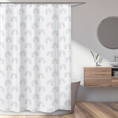 Rainbow Collection Shower Curtain - alt image 1