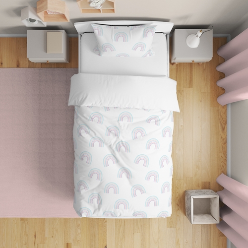 Rainbow Collection Toddler Bedding - alt image 1