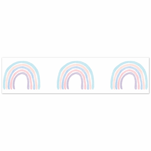 Rainbow Collection Wallpaper Border - alt image 1