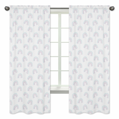 Rainbow Collection Window Panels - Set of 2