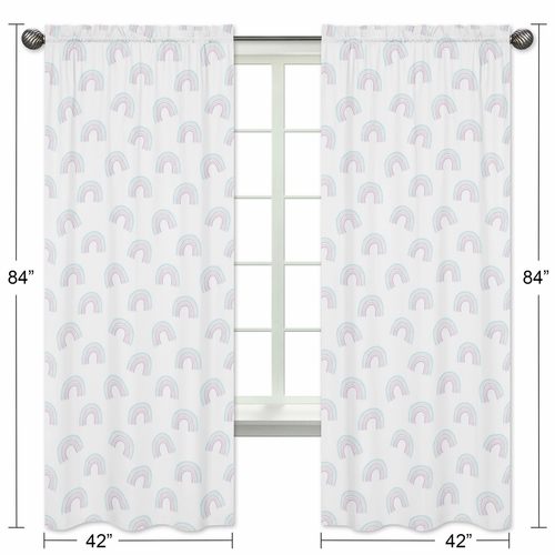 Rainbow Collection Window Panels - Set of 2 - alt image 4