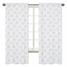 Rainbow Collection Window Panels - Set of 2