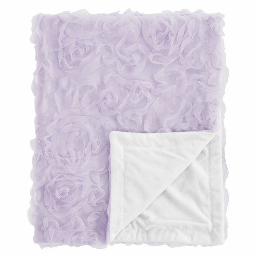 Rose Lavender Collection Baby Blanket