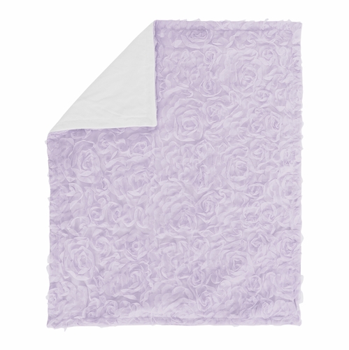 Rose Lavender Collection Baby Blanket - alt image 1