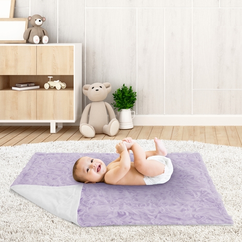 Rose Lavender Collection Baby Blanket - alt image 2