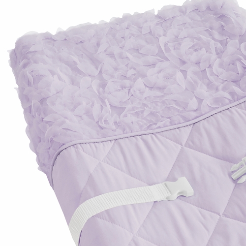 Rose Lavender Collection Changing Pad Cover - alt image 3