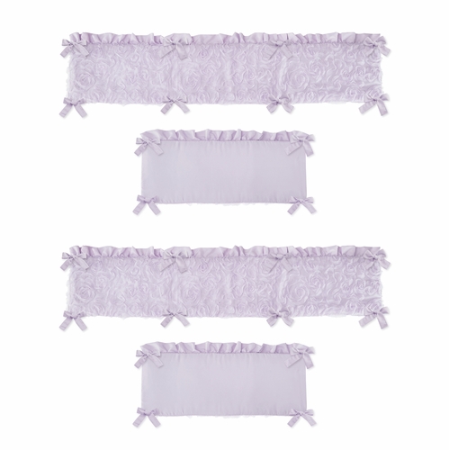 Rose Lavender Collection Crib Bumper Pad