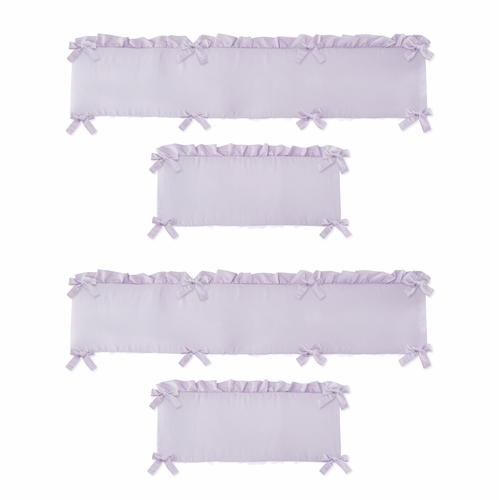 Rose Lavender Collection Crib Bumper Pad - alt image 2