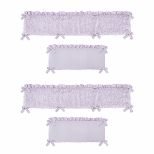 Rose Lavender Collection Crib Bumper Pad