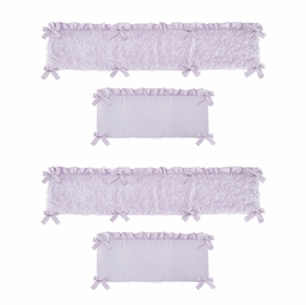 Rose Lavender Collection Crib Bumper Pad