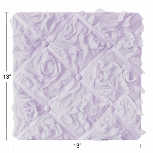 Rose Lavender Collection Fabric Memo Board - alt image 2