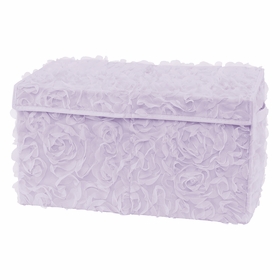 Rose Lavender Collection Fabric Toy Bin Storage