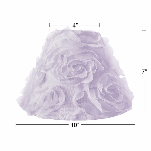 Rose Lavender Collection Lamp Shade - alt image 1
