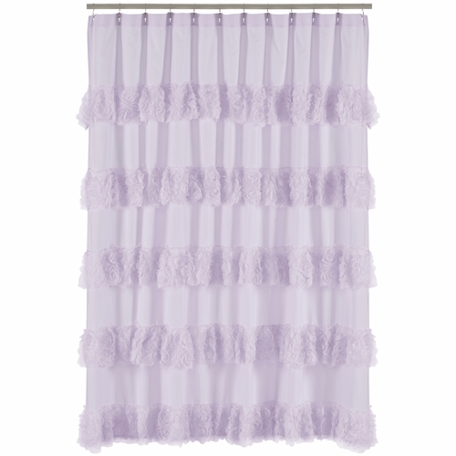 Rose Lavender Collection Shower Curtain