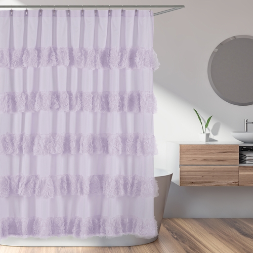 Rose Lavender Collection Shower Curtain - alt image 1