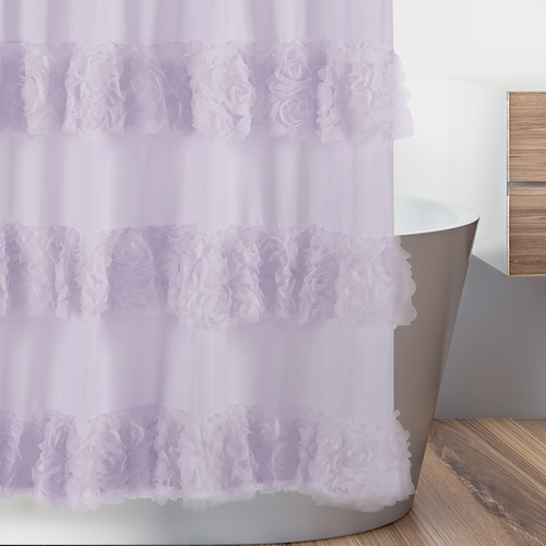 Rose Lavender Collection Shower Curtain - alt image 2