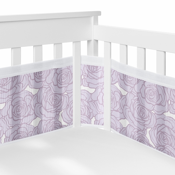 Rose Lavender Collection Sweet Jojo Designs + BreathableBaby Breathable