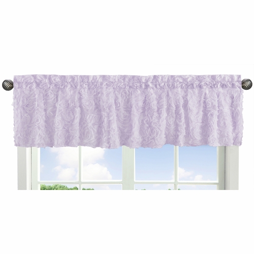 Rose Lavender Collection Window Valance