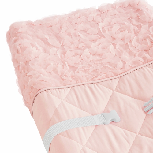 Rose Pink Collection Changing Pad Cover - alt image 3