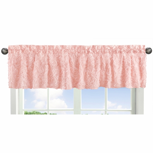Rose Pink Collection Window Valance