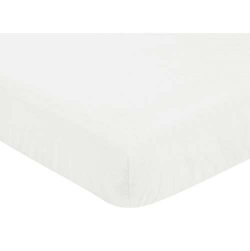 Rose White Collection 4 Piece Crib Bedding - alt image 5