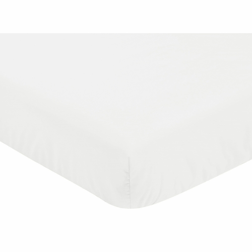 Rose White Collection Crib Sheet - alt image 2