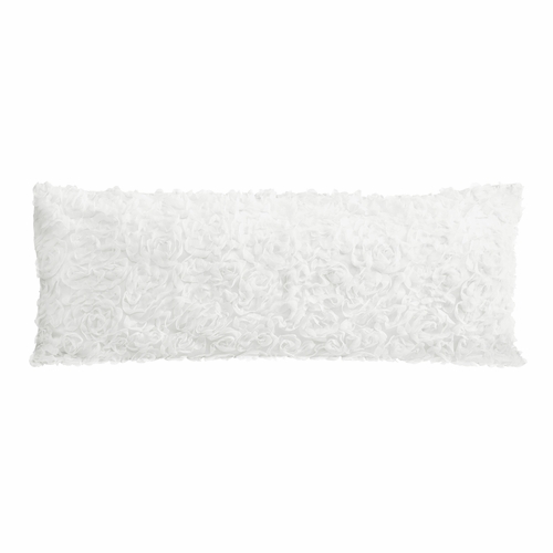 Rose White Collection Full Length Body Pillow Cover