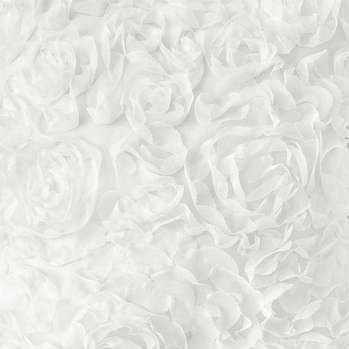 Rose White Collection Full Length Body Pillow Cover - alt image 1