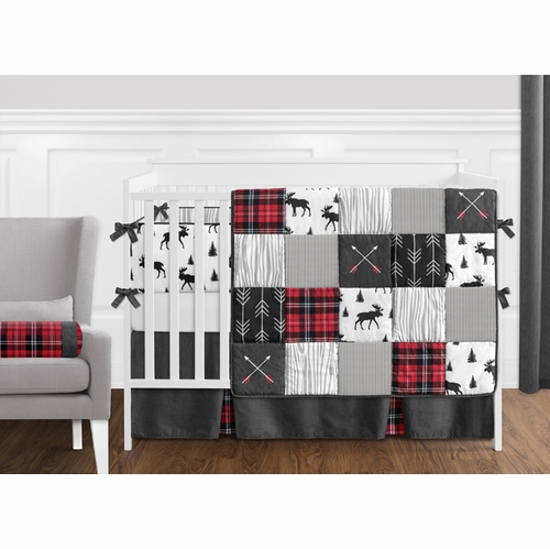 Rustic Patch 9 Piece Crib Bedding Collection