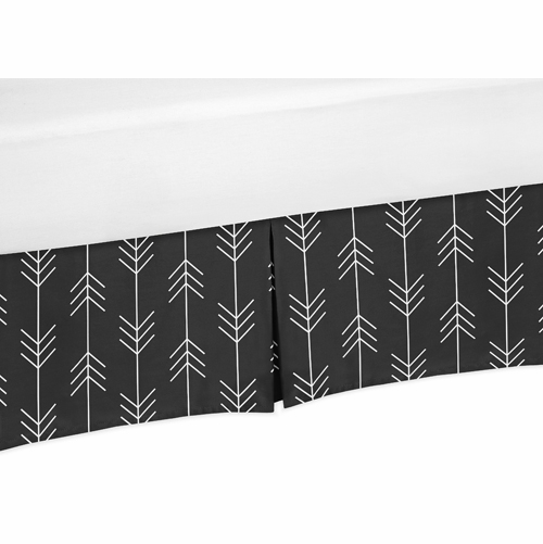 Rustic Patch Blue and Tan Collection Toddler Bed Skirt