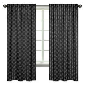 Rustic Patch Collection Arrow Print Window Panels - Set of 2