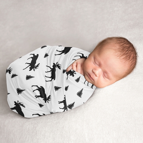 Rustic Patch Collection Baby Swaddle Blanket