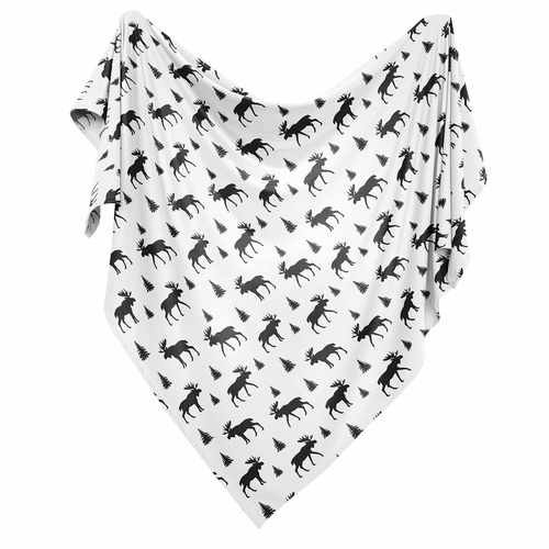 Rustic Patch Collection Baby Swaddle Blanket - alt image 1