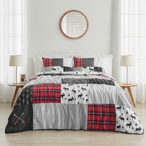 Rustic Patch Collection Full/Queen Bedding - alt image 1