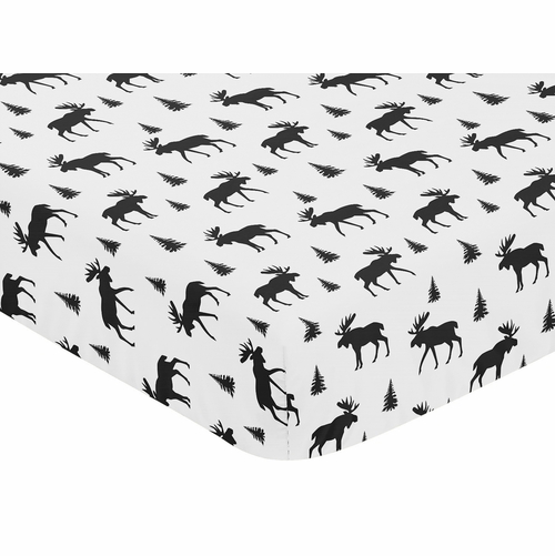 Rustic Patch Collection Jersey Knit Crib Sheet - alt image 2