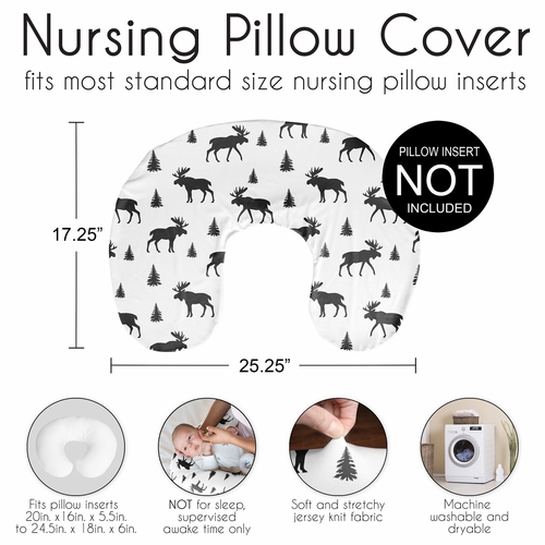 Rustic Patch Collection Nursing Breastfeeding Pillow Cover - alt image 5