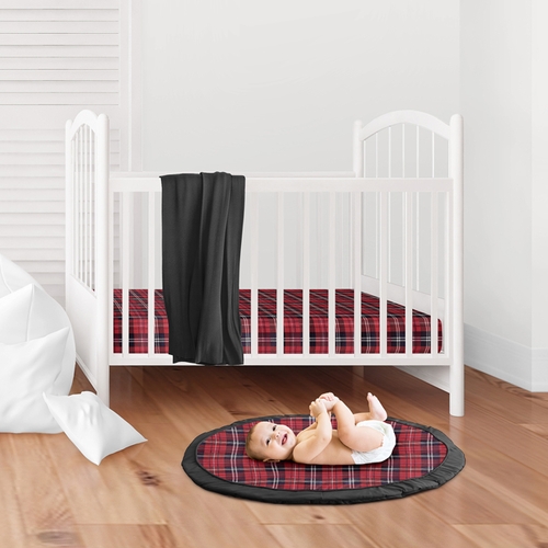 Rustic Patch Collection Playmat - Plaid - alt image 1