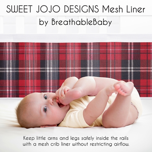 Rustic Patch Collection Sweet Jojo Designs + BreathableBaby Breathable Mesh Crib Liner Pad - alt image 2